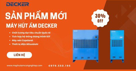 So sánh máy hút ẩm công nghiệp DECKER với các thương hiệu khác trên thị trường