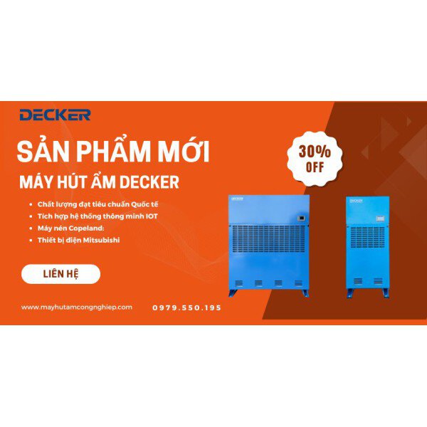 So sánh máy hút ẩm công nghiệp DECKER với các thương hiệu khác trên thị trường