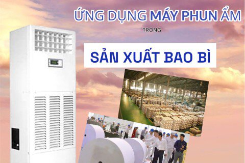 Máy Tạo Độ Ẩm Màng Ướt Mitsuta LT-WFH6B: Giải Pháp Hoàn Hảo Cho Nhà Máy Sản Xuất Giấy Bao Bì