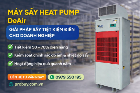 MÁY SẤY BƠM NHIỆT - GIẢI PHÁP GIẢM ĐẾN 70% TIỀN ĐIỆN SẤY CHO DOANH NGHIỆP VIỆT