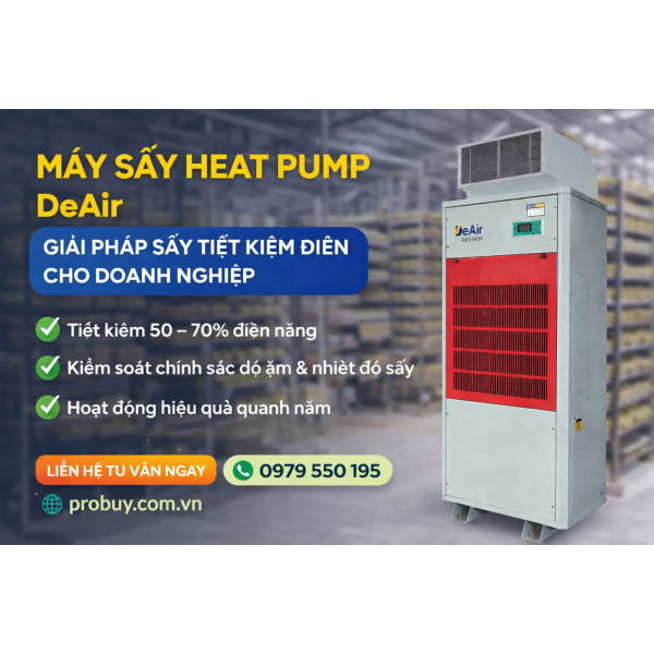 MÁY SẤY BƠM NHIỆT - GIẢI PHÁP GIẢM ĐẾN 70% TIỀN ĐIỆN SẤY CHO DOANH NGHIỆP VIỆT