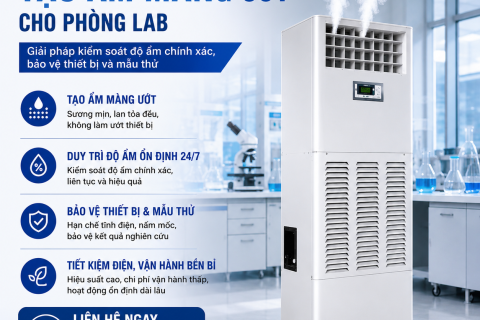 MÁY PHUN SƯƠNG TẠO ẨM MÀNG ƯỚT CHO PHÒNG LAB - PHÒNG THÍ NGHIỆM MÁY PHUN SƯƠNG TẠO ẨM MÀNG ƯỚT CHO PHÒNG LAB - PHÒNG THÍ NGHIỆM