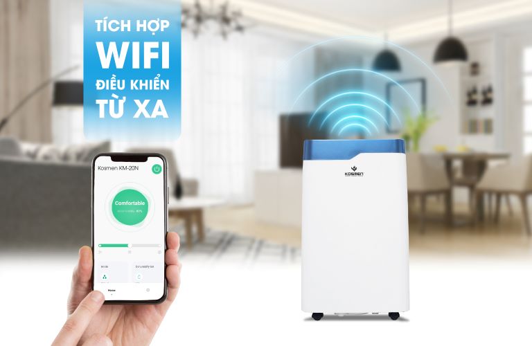 Thiết kế sang trọng của máy hút ẩm Kosmen KM-20N