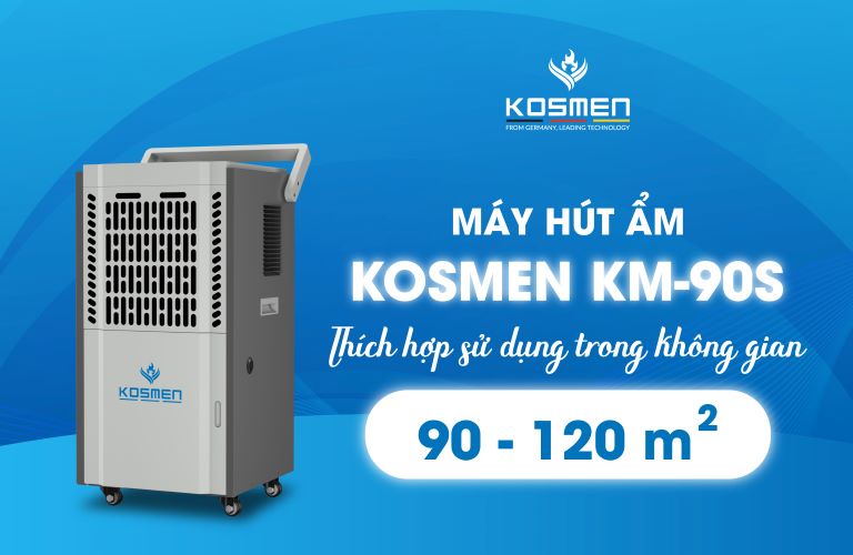 Công suất hút ẩm mạnh của KM-90S