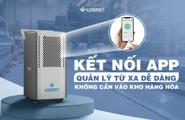 Kết nối wifi của máy hút ẩm KM-150S