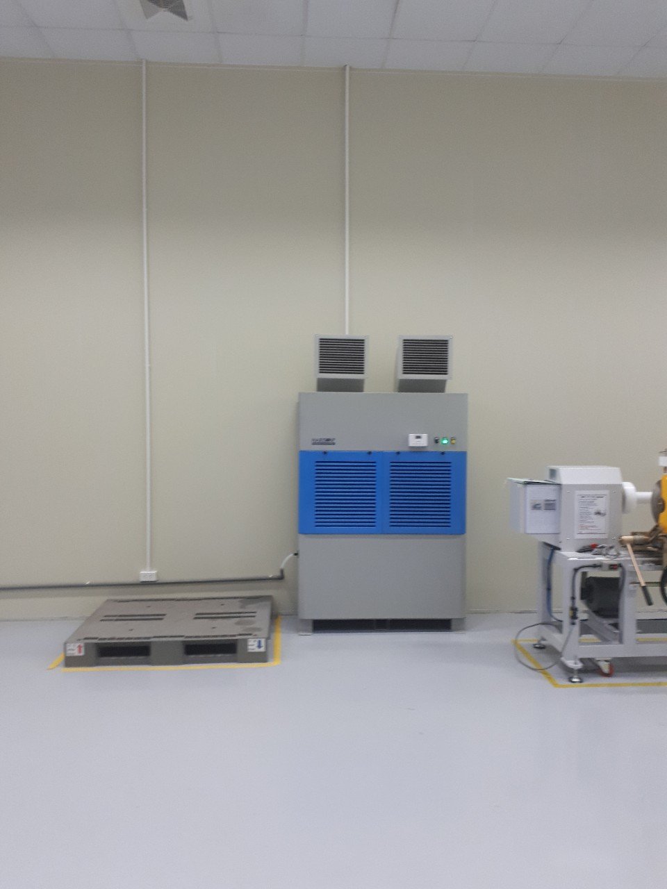 Lắp đặt máy hút ẩm Harison HD-504PS tại xưởng sản xuất