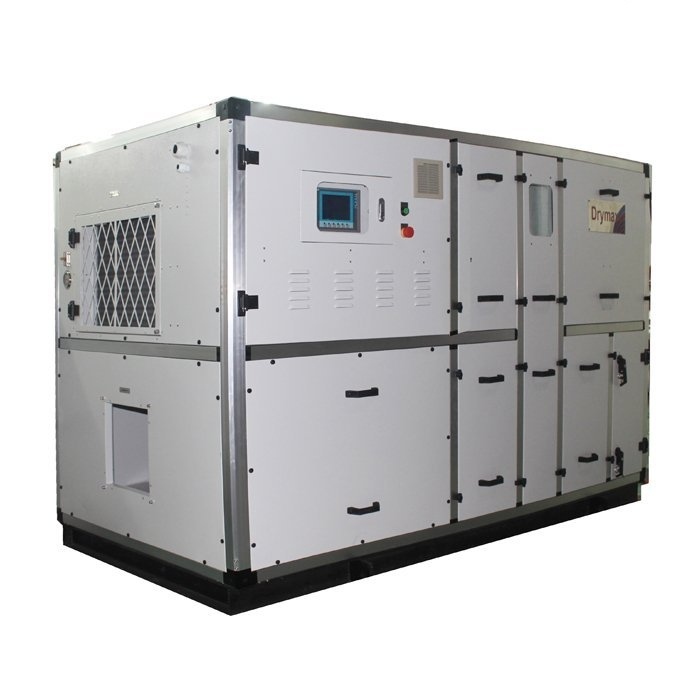 Máy hút ẩm hấp thụ DRYMAX tích hợp xử lý nhiệt ẩm Lưu lượng gió 4000M3/GIỜ